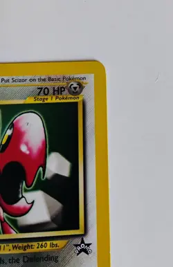 Scizor #33 Black Star Promo Rare WOTC Pokemon Card Single Nintendo - Image 4