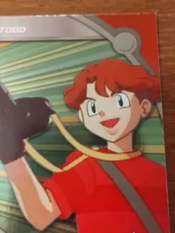 Todd HV3 Topps Series 2 Holo FOIL Blue Label Pokemon Card TV Animation Edition - Image 3