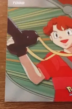 Todd HV3 Topps Series 2 Holo FOIL Blue Label Pokemon Card TV Animation Edition - Image 4