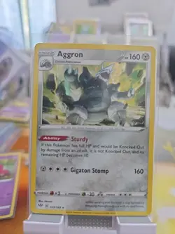 Pokemon Aggron Holo Rare Darkness Ablaze Card 123/189 NM/M Condition - Image 1