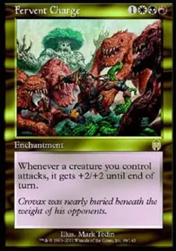Fervent Charge - Medium Play MTG Apocalypse - Image 1