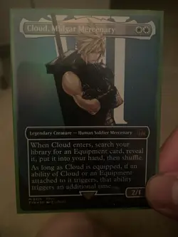 Mtg final fantasy cloud midgard mercenary foil 375 - Image 1