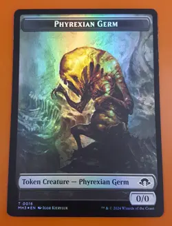 1x Phyrexian Germ & Soldier (0007) | FOIL TOKEN | Modern Horizons 3 | MTG Magic - Image 1