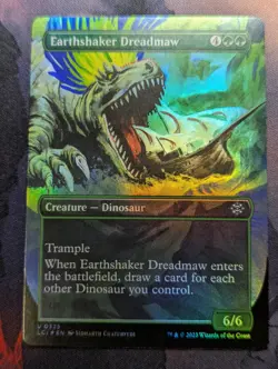 Earthshaker Dreadmaw - LCI - 0325 - MTG - TCG Card BORDERLESS FOIL - Image 1