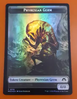 1x Phyrexian Germ & Snake (0020) | FOIL TOKEN | Modern Horizons 3 | MTG Magic - Image 1