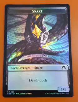 1x Phyrexian Germ & Snake (0020) | FOIL TOKEN | Modern Horizons 3 | MTG Magic - Image 2