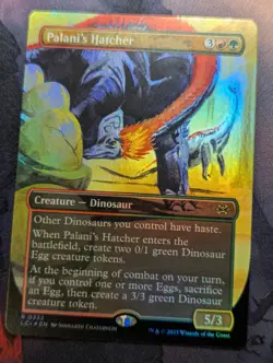 Palani's Hatcher - LCI - 0332 - MTG - TCG Card BORDERLESS FOIL - Image 1