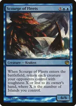 Scourge of Fleets -Foil Medium Play MTG Promos: Prerelease Cards - Image 1