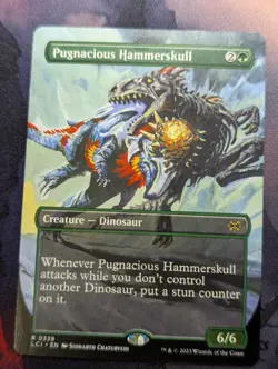 Pugnacious Hammerskull - LCI - 0328 - MTG - TCG Card BORDERLESS - Image 1