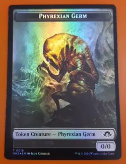 1x Phyrexian Germ & Copy (0001) | FOIL TOKEN | Modern Horizons 3 | MTG Magic - Image 1