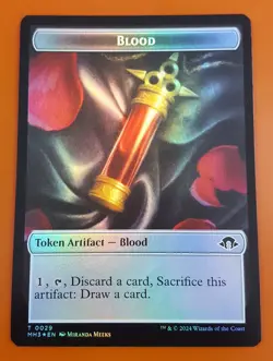 1x Phyrexian Germ & Blood (0022) | FOIL TOKEN | Modern Horizons 3 | MTG Magic - Image 2