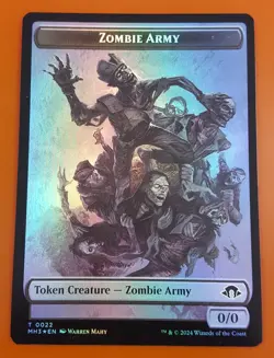 1x Eldrazi Spawn & Zombie Army (0022) | FOIL TOKEN | Modern Horizons 3 | MTG - Image 2