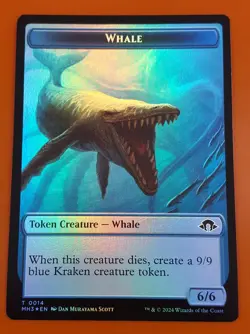 1x Eldrazi Spawn & Whale (0008) | FOIL TOKEN | Modern Horizons 3 | MTG Magic - Image 2