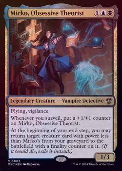 MTG Murders at Karlov Manor Commander - Mirko, Obsessive Theorist (Foil) - Image 1