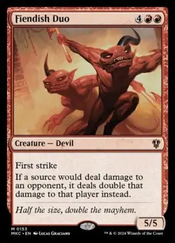 MTG Murders at Karlov Manor Commander - Fiendish Duo - Image 1