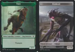 MTG Murders at Karlov Manor Commander - Tiny 2/2 & Eldrazi 10/10 [Token] - Image 1