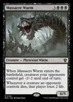 MTG Murders at Karlov Manor Commander - Massacre Wurm - Image 1