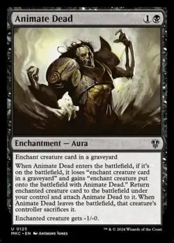 MTG Murders at Karlov Manor Commander - Animate Dead - Image 1