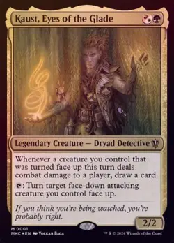 MTG Murders at Karlov Manor Commander - Kaust, Eyes of the Glade (Foil) - Image 1