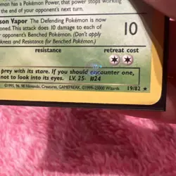 Pokemon TCG Team Rocket - Dark Arbok #19/82 - Rare Non Holo Card - Image 2