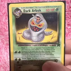 Pokemon TCG Team Rocket - Dark Arbok #19/82 - Rare Non Holo Card - Image 3