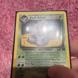 Pokemon TCG Team Rocket - Dark Arbok #19/82 - Rare Non Holo Card - Image 4