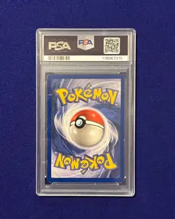 PSA 5 Blastoise Holo #2 RED DOT ERROR Base Set 1999 Pokemon - Image 3