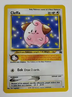Cleffa #31 Black Star Promo Vintage Pokemon WOTC NM - Image 1