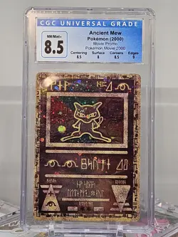 Ancient Mew- Pokemon The Movie 2000 Promo Holo CGC 8.5 - Image 1
