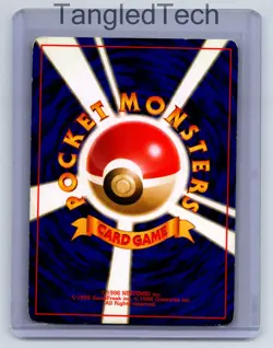 Pokemon Growlithe Expansion Pack Vintage Old Back Japanese Lightly Played - Image 2