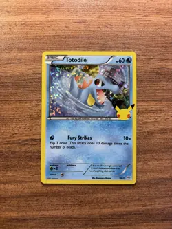 💎Totodile 18/25 - Pokemon 25th Anniversary McDonalds Promo- Holo 2021 LP - Image 1