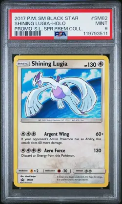 Shining Lugia Holo #SM82 Shining Legends - Pokemon Card - PSA 9 - Image 1