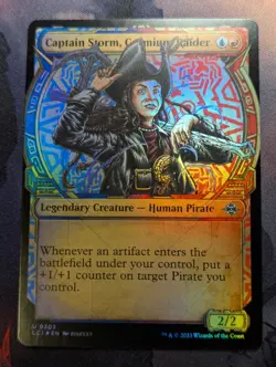 Captain Storm, Cosmium Raider - LCI - 0303 - MTG - TCG Card SHOWCASE FOIL - Image 1