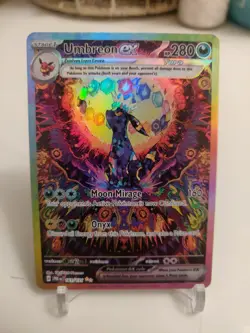 *Custom-made*HighQuality, Textured Holo,Umbreon Ex"Display Card" - Image 1