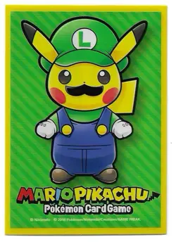 1X Luigi Pikachu Pokemon Center Japan Nintendo 2016 Card Sleeve Limited PONCHO - Image 1