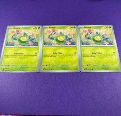 Budew 004/131 x3 Prismatic Evolutions Playset Pokemon Trading Card TCG - Image 1