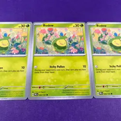 Budew 004/131 x3 Prismatic Evolutions Playset Pokemon Trading Card TCG - Image 4