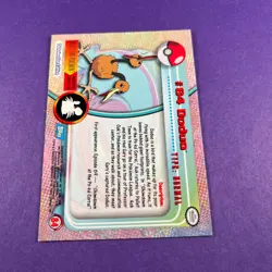 Topps Pokemon Doduo Non Holo 84 Series 1 Card Blue Topps Trading Card - Image 3