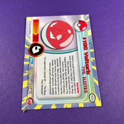 Topps Pokemon Voltorb Non Holo 100 Series 1 Card Blue Topps Trading Card - Image 3