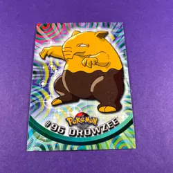 Topps Pokemon Drowzee Non Holo 96 Series 1 Card Blue Topps Trading Card - Image 2