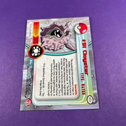 Topps Pokemon Cloyster Non Holo 91 Series 1 Card Blue Topps Trading Card - Image 4