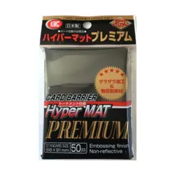 KMC Card Protection Hyper Matte Black - Premium (50) New - Image 1