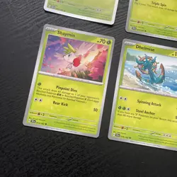 Pokemon TCG Pokemon Shaymo Turtwig Dhelmise Card bundle (5 cards) Near Mint - Image 2