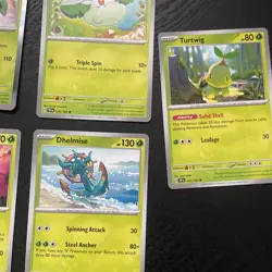 Pokemon TCG Pokemon Shaymo Turtwig Dhelmise Card bundle (5 cards) Near Mint - Image 4