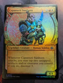 Caparocti Sunborn - LCI - 0302- MTG - TCG Card SHOWCASE FOIL - Image 1