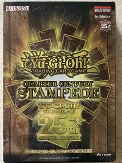 Yu-Gi-Oh! Trading Card Game Stampede Box 25th Quarter Century 1st Edition - Image 1