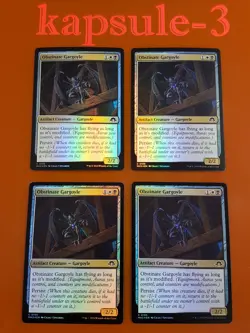 4x Obstinate Gargoyle | FOIL | Modern Horizons 3 | MTG Magic Cards - Image 1