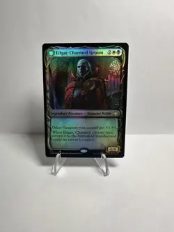 Edgar Charmed Groom Showcase Fang FOIL LP Crimson Vow Magic the Gathering MTG - Image 1