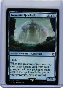 x1 Torrential Gearhulk R MTG Commander: Final Fantasy M/NM, English - Image 1