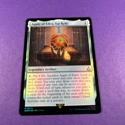 MTG Assassin's Creed Foil Apple of Eden, Isu Relic Mythic Rare M 0070 MTG WOTC - Image 2